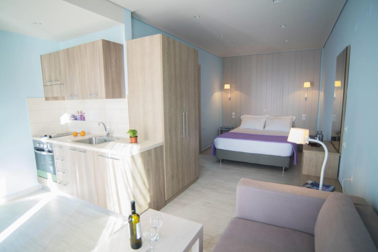 The Ionian View Aparthotel Ayios Nikitas Bilik gambar